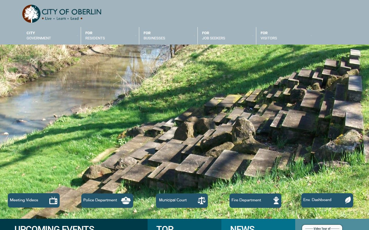 Official Oberlin city government information