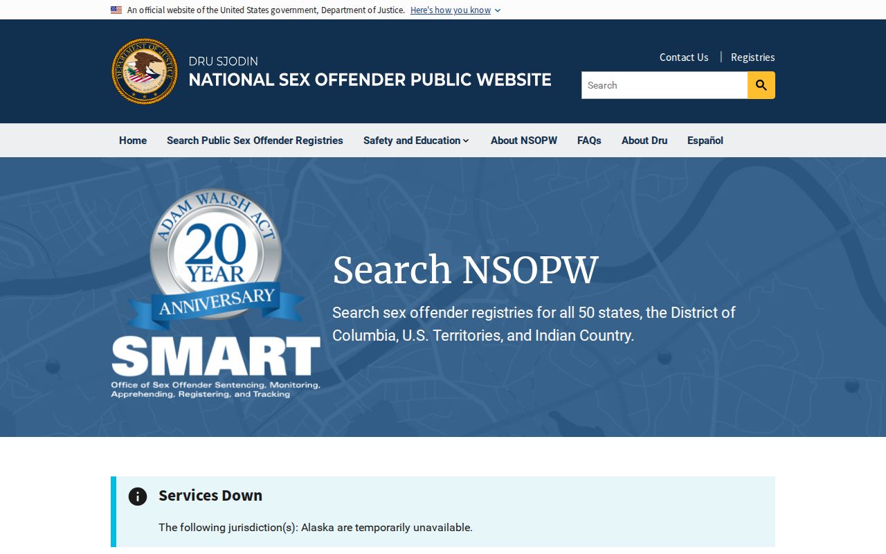 National cross-state sex offender lookup for an Allen Parish search